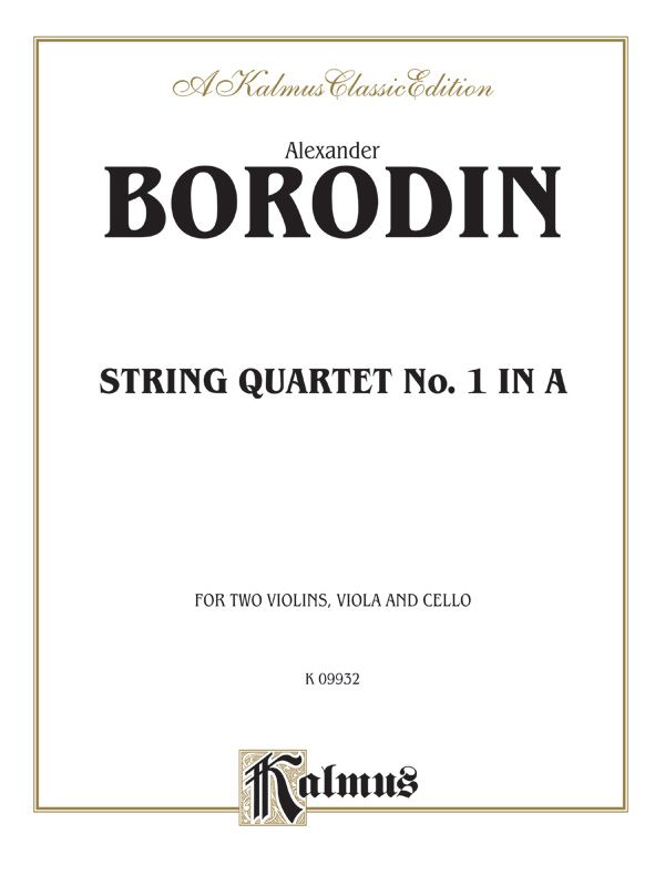String Quartet No. 1 In A Book