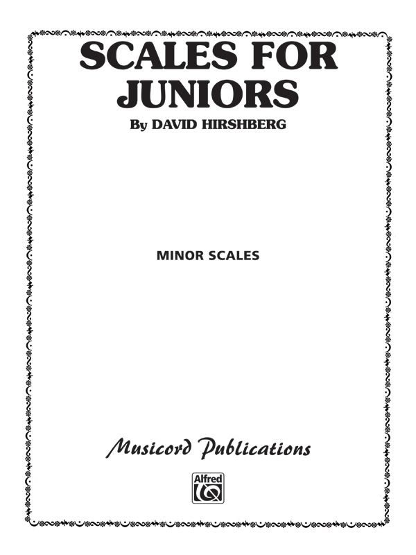 Scales For Juniors, Part 2 (Minor) Book