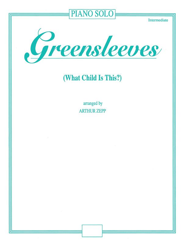 Greensleeves (What Child Is This?) Sheet