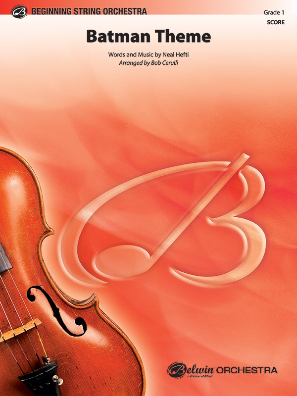Batman Theme Conductor Score