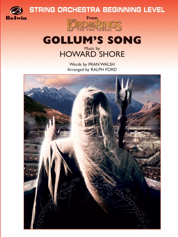 Gollum's Song (From The Lord Of The Rings: The Two Towers) Conductor Score & Parts