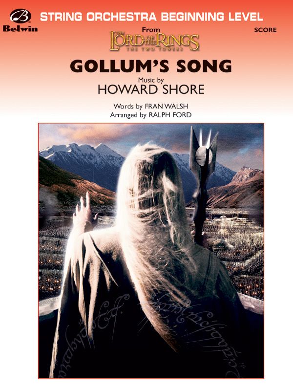 Gollum's Song (From The Lord Of The Rings: The Two Towers) Conductor Score
