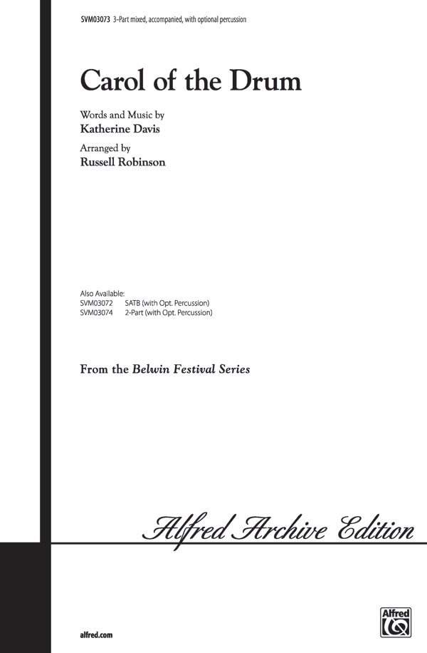 Carol Of The Drum Choral Octavo