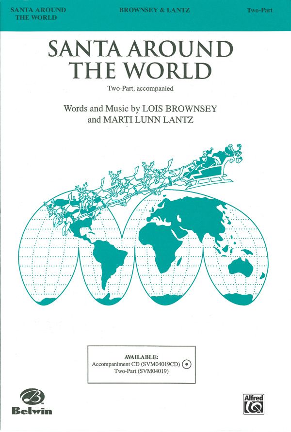 Santa Around The World Choral Octavo