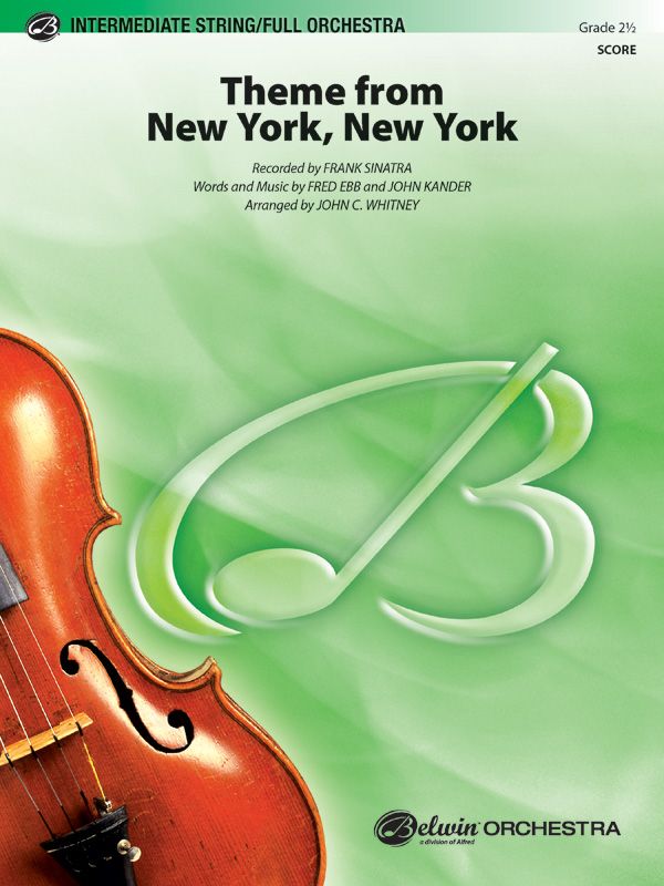 New York, New York, Theme From Conductor Score