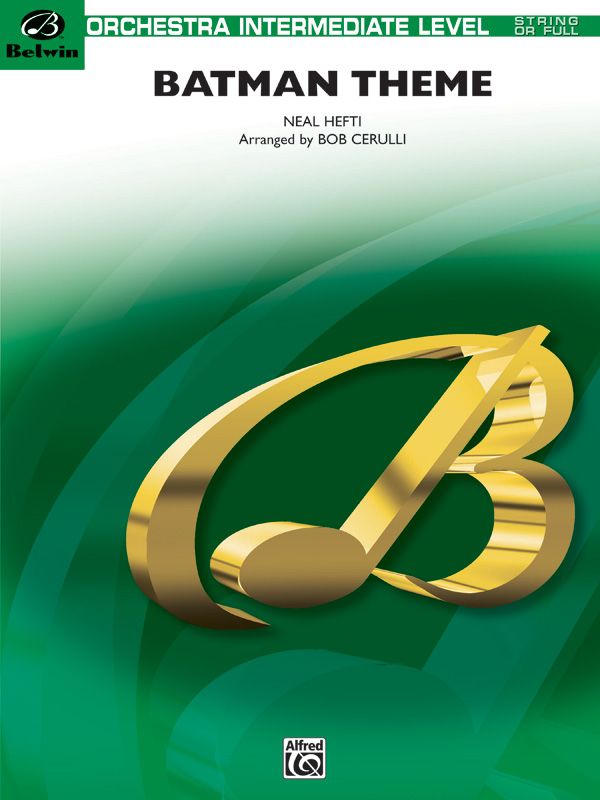 Batman Theme From The Original Tv Series Conductor Score & Parts