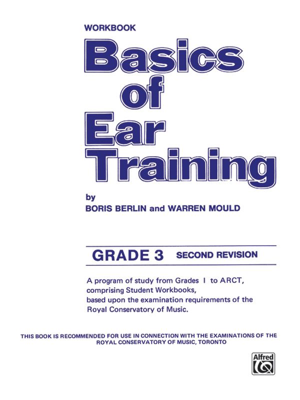 Basics Of Ear Training, Grade 3 Book