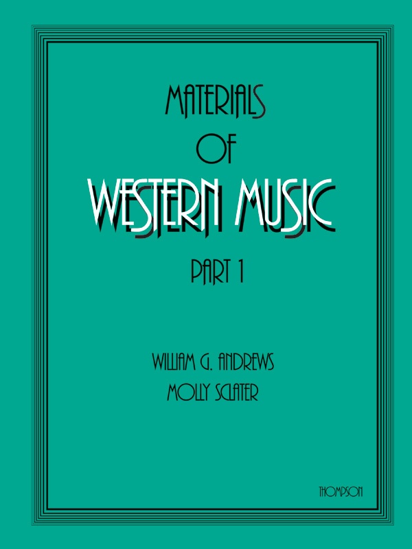 Materials of Western Music, Part 1 Book