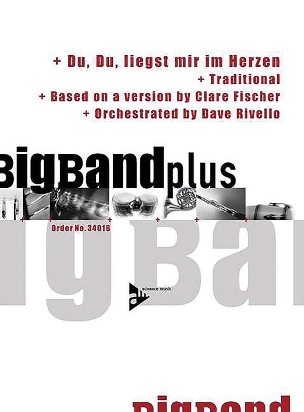 Du, Du, Liegst Mir Im Herzen Conductor Score, Parts & Cd