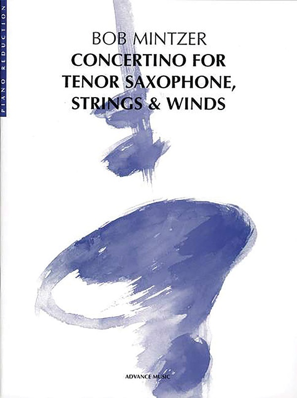 Concertino For Tenor Saxophone, Strings & Winds Piano Reduction & Solo Part