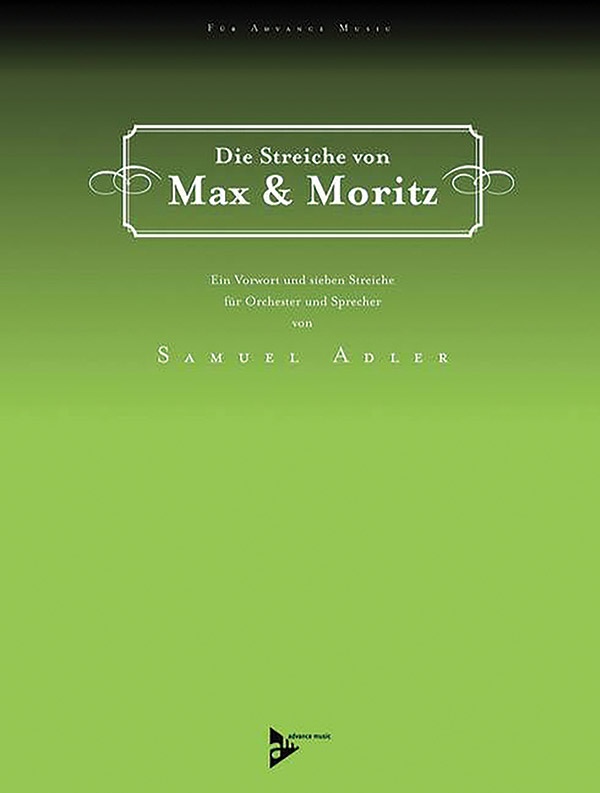 Die Streiche Von Max & Moritz Conductor Score