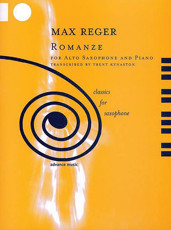 Romanze For Alto Saxophone And Piano Score & Part