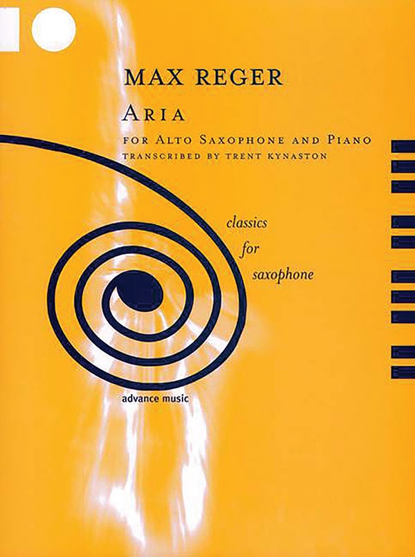Aria Opus 103A, No. 3 For Alto Saxophone And Piano Score & Part