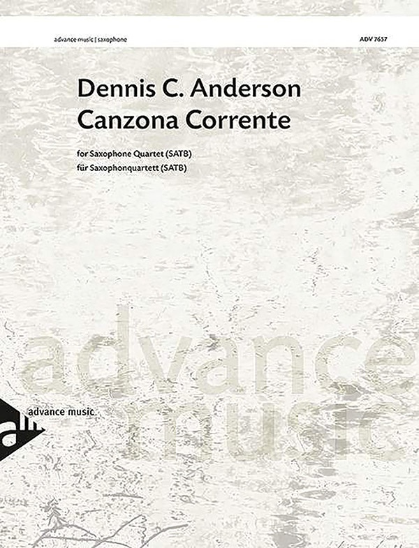 Canzona Corrente Conductor Score & Parts