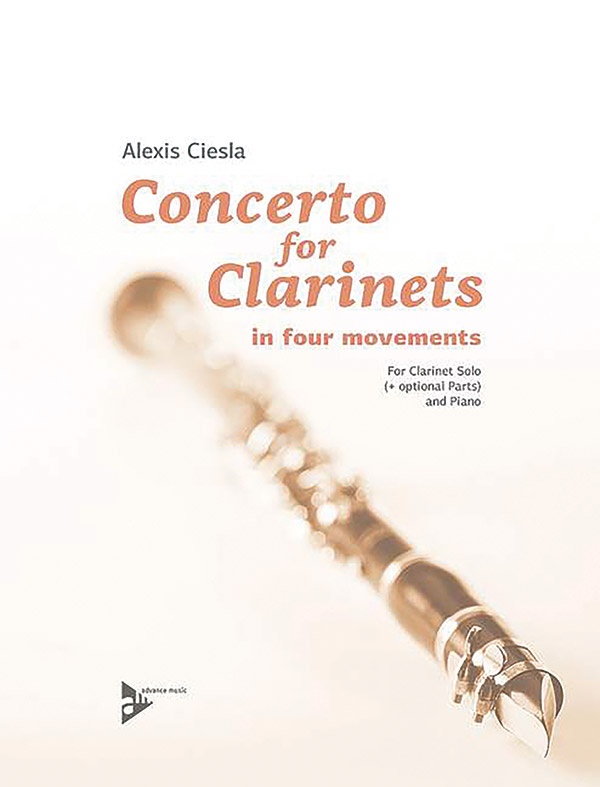 Concerto For Clarinets In Four Movements For Clarinet Solo (+ Optional Parts) And Piano Conductor Score