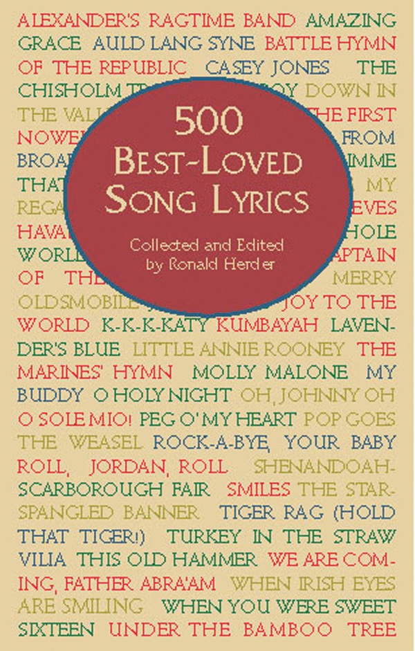500 Best-Loved Song Lyrics Book