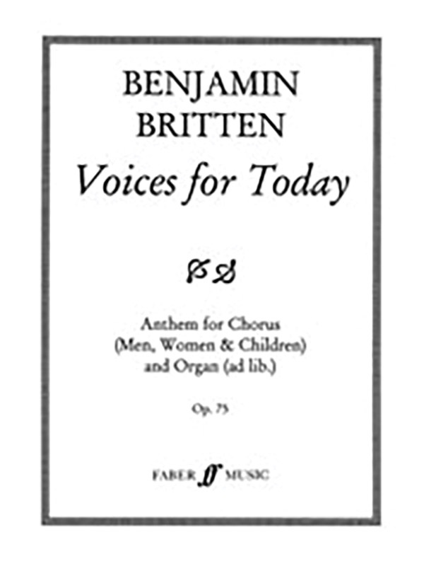 Voices For Today Book