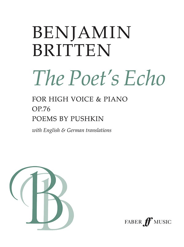 The Poet's Echo For High Voice & Piano Book
