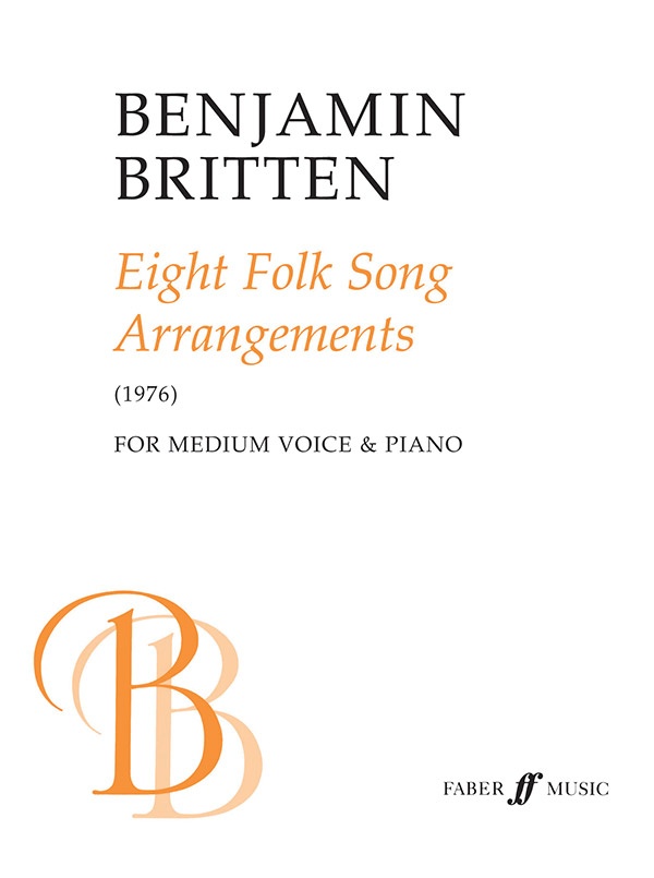 Eight Folk Songs For Medium Voice & Piano Book