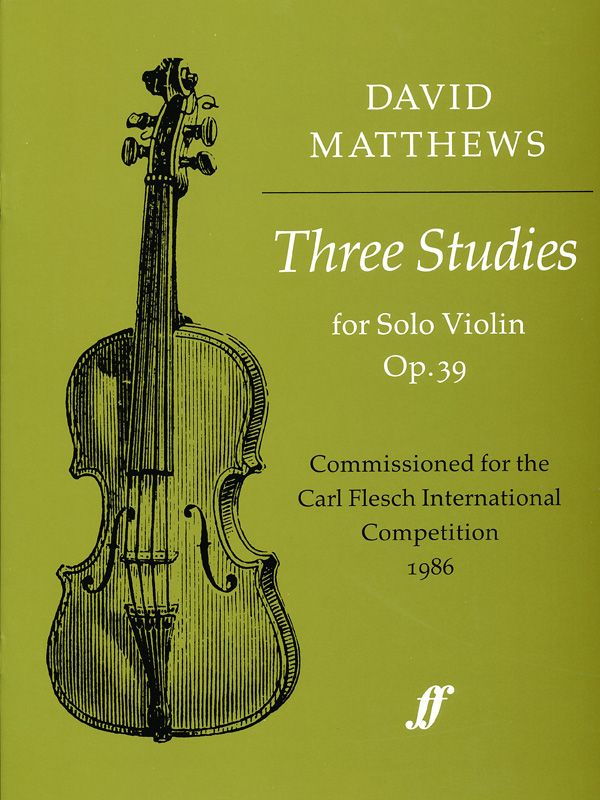 Three Studies, Opus 39 Book