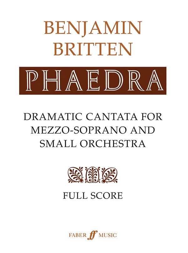 Phaedra Dramatic Cantata For Mezzo-Soprano And Small Orchestra Full Score