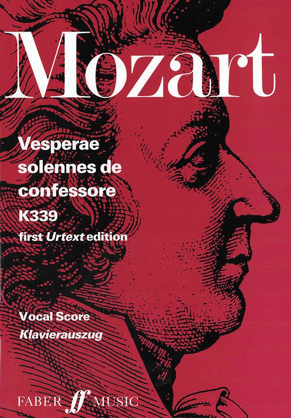 Vesperae Solennes De Confessore, K. 339 Vocal Score
