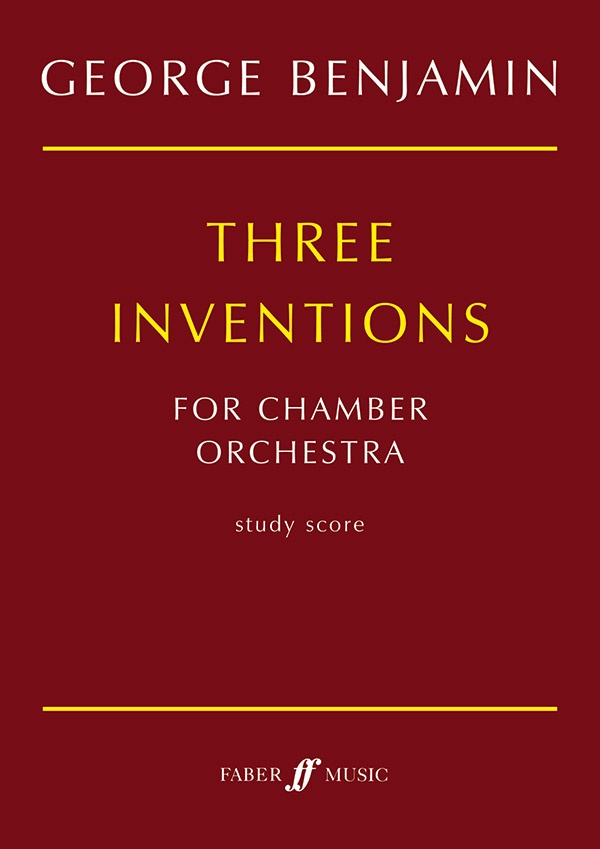 Three Inventions For Chamber Orchestra Study Score