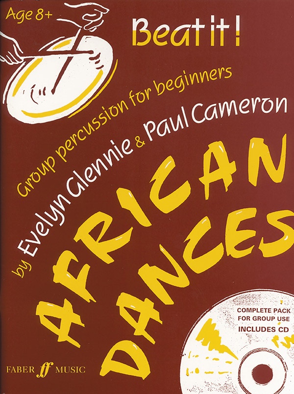 Beat It! African Dances Group Percussion For Beginners Book & Cd
