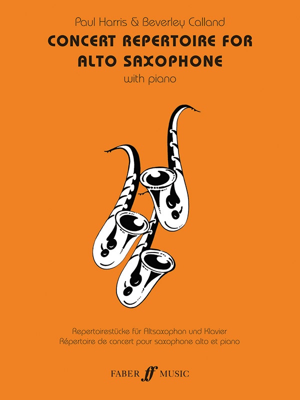 Concert Repertoire For Alto Saxophone Book