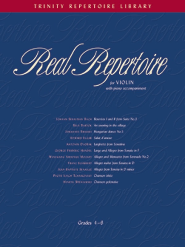 Real Repertoire For Violin Book