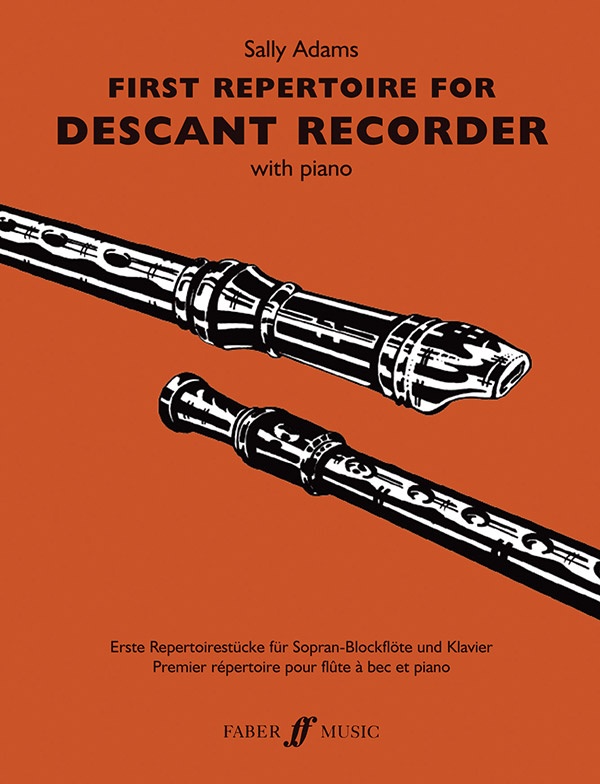 First Repertoire For Descant Recorder With Piano Book