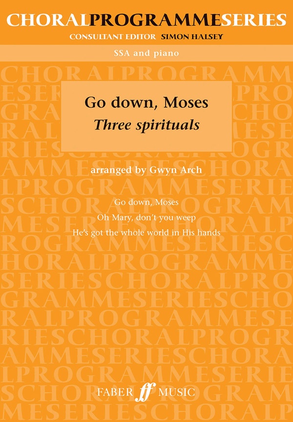 Go Down, Moses Three Spirituals Book