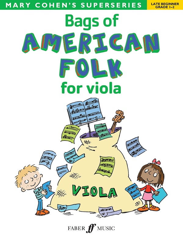 Bags Of American Folk For Viola Book