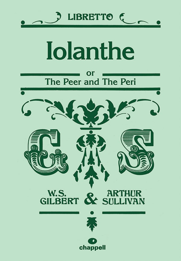 Iolanthe Or The Peer And The Peri Book