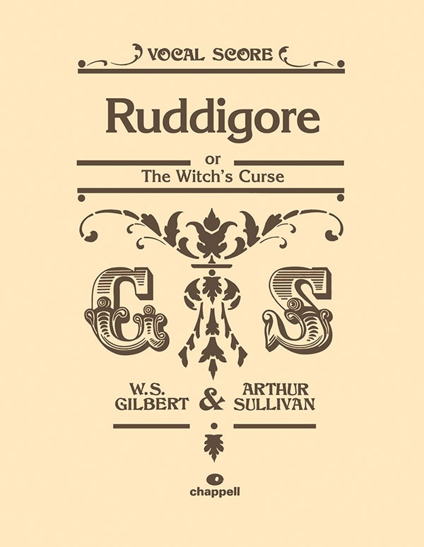 Ruddigore Or The Witch's Curse Vocal Score