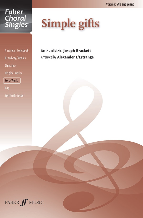 Simple Gifts Choral Octavo