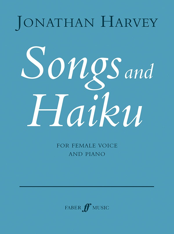 Songs And Haiku For Female Voice And Piano Book