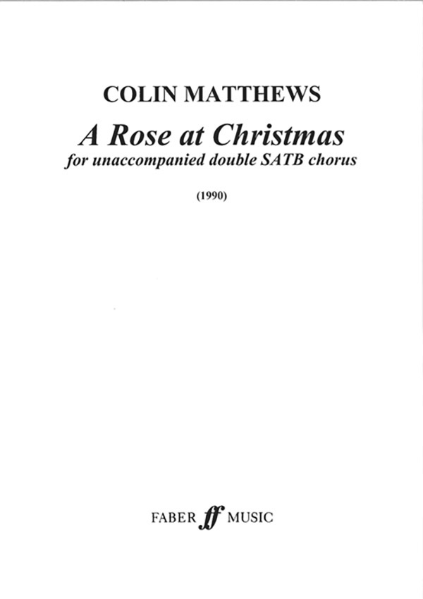 A Rose at Christmas Choral Octavo