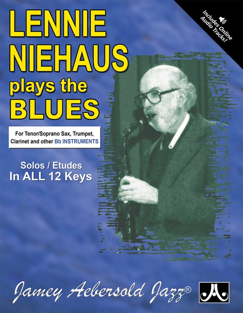 Lennie Niehaus Plays The Blues Solos / Etudes In All 12 Keys Book & Online Audio