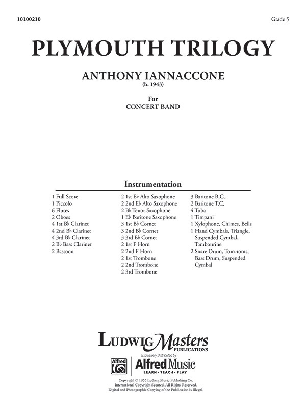Plymouth Trilogy Conductor Score