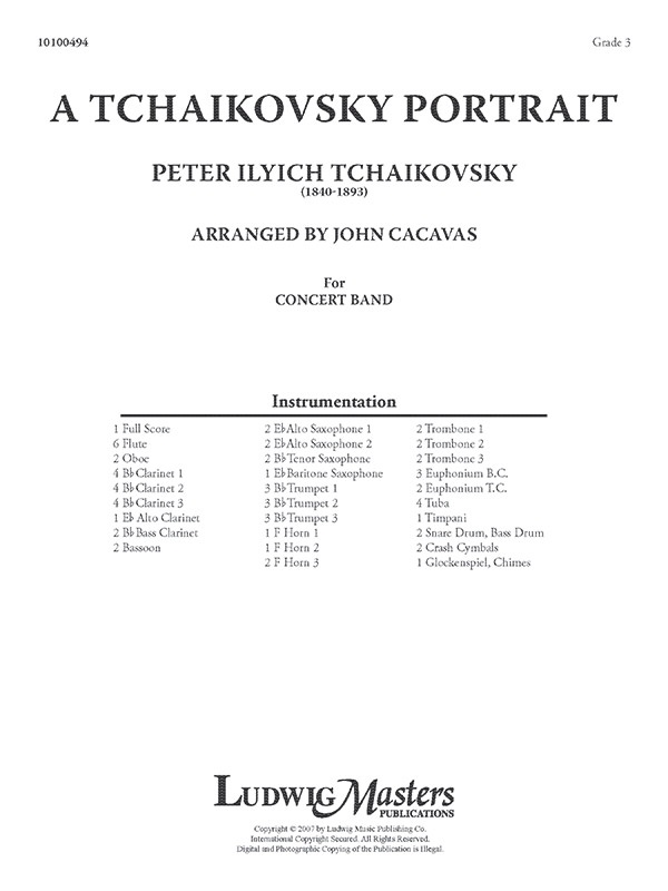 Tchaikovsky Portrait, A Conductor Score