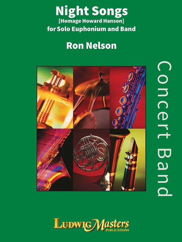 Night Song (Homage Howard Hanson) For Euphonium And Wind Ensemble Full Score