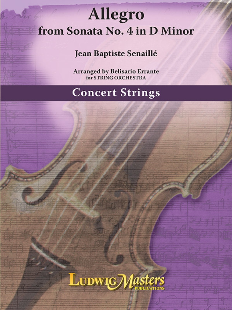 Allegro From Sonata No. 4 In D Minor Score And Parts