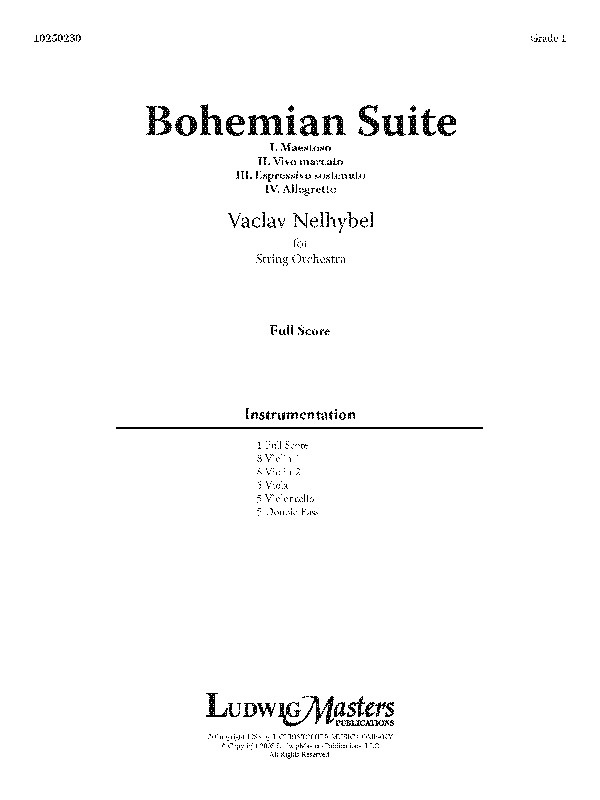 Bohemian Suite Full Score