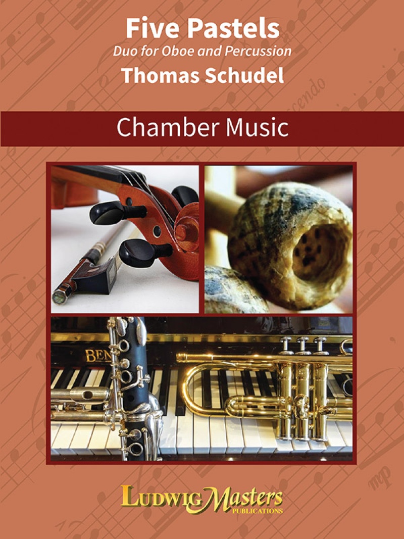 Five Pastels For Oboe And Percussion Score And Parts
