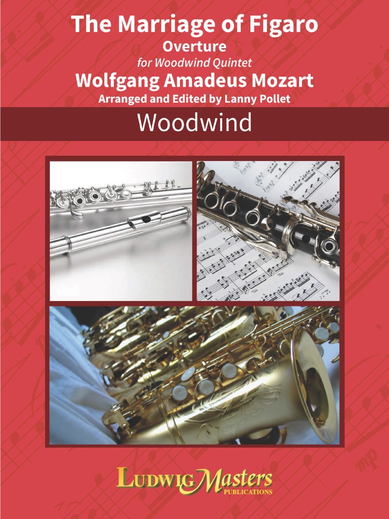 The Marriage Of Figaro Overture For Woodwind Quintet Score And Parts