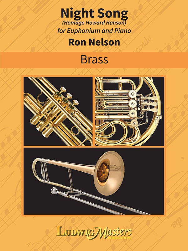 Night Song (Homage Howard Hanson) For Euphonium And Piano Sheet Solo