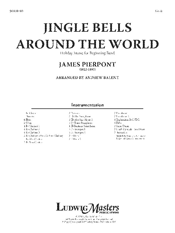 Jingle Bells Around The World Conductor Score