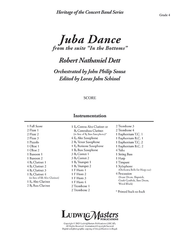Juba Dance From The Suite In The Bottoms Score
