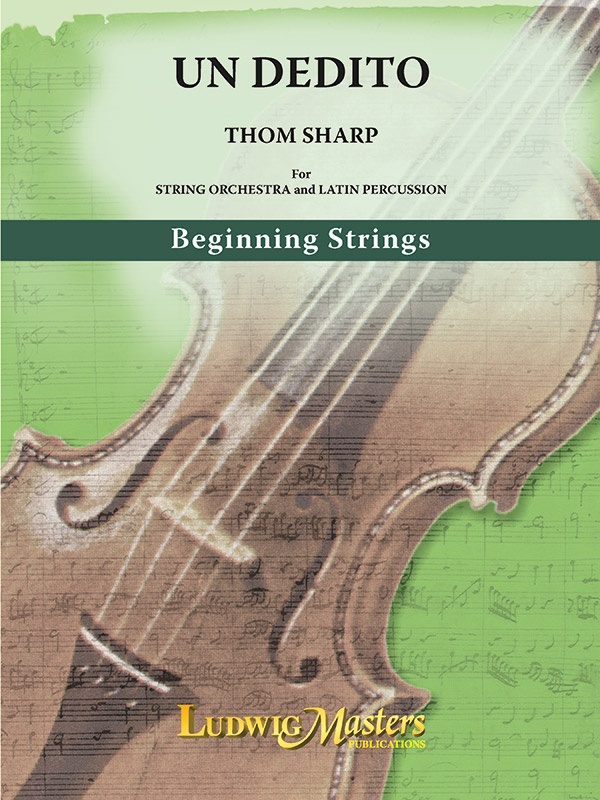 Un Dedito For String Orchestra And Latin Percussion Conductor Score